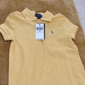 Polo by Ralph Lauren Kids Light Yellow Polo Dress